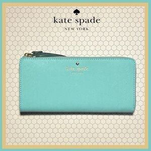 Kate Spade New York Mikas Pond Nisha  wallet in soft aqua NWOT